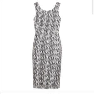 RD Style Textured Midi Bodycon Dress NWOT